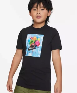 تی‌شرت بچگانه سیاه با یقه گرد مدل FD2664-010 U NSW TEE CREATE PACK 1 برند Nike - 779491326