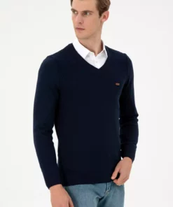 کلاه بافتنی آبی تیره مردانه 50297063-VR033 برند U.S. Polo Assn. - 866691923