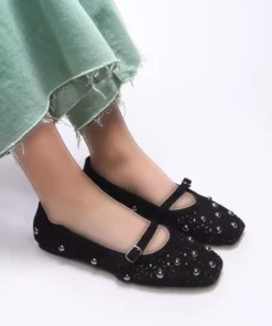 کفش زنانه Eraemius مدل بابت ۰۰۱۲۳۰۰ با رنگ مشکی و جنس سوئیت برند Riccon - 902791888