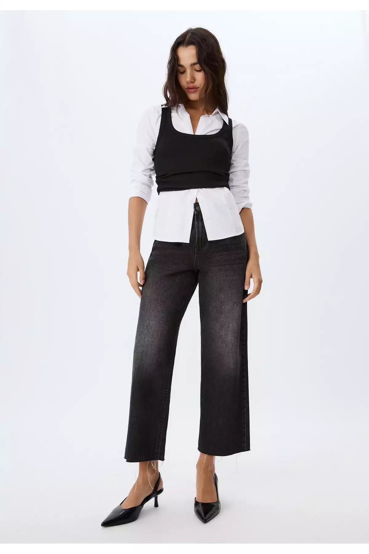 کفش پاشنهدار پایهای برند Stradivarius - 956810088