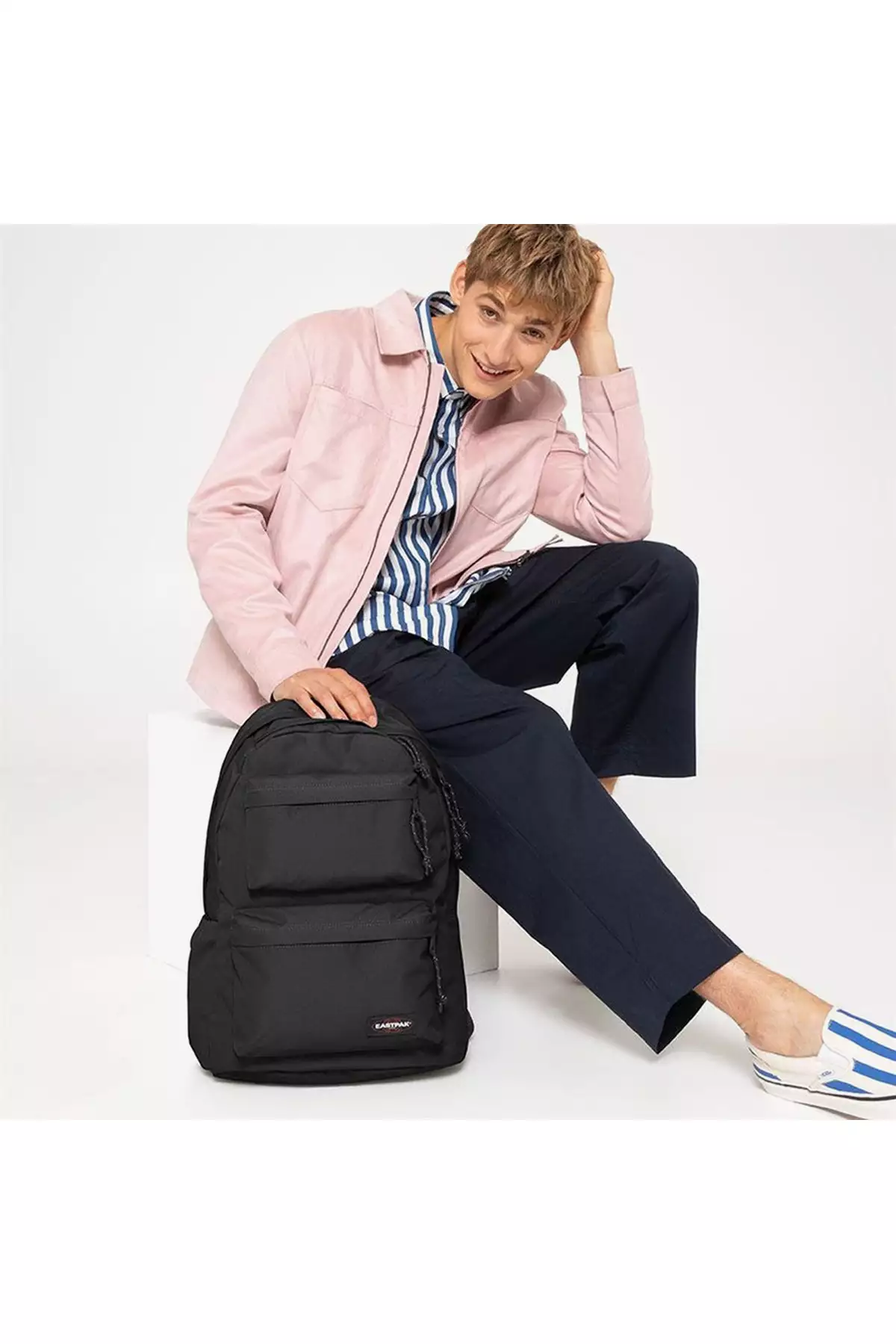 کوله پشتی مشکی دوگانه با پد برند Eastpak - 82370740