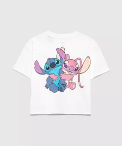 تیشرت با طرح لیلو و استیچ رنگ کرم سفید برند Mavi - 954408596