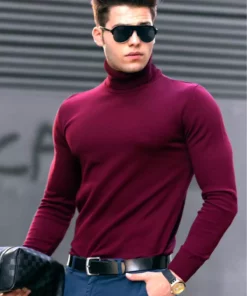 پلیور یقه ماهیگیر بورودو 4656 برند Madmext - 43233063