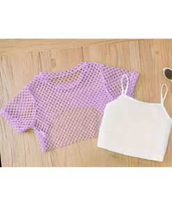 تی‌شرت باردار با طراحی چاپی و جزئیات مشبک برند BEBEĞİME ÇORAP - 927600891