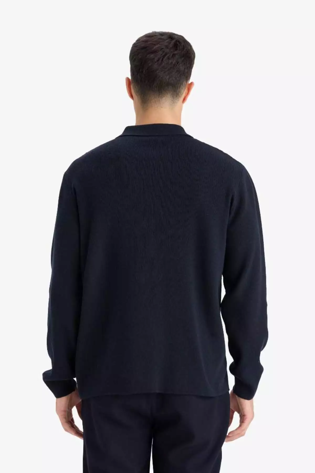 پولوشرت یقه دار استاندارد با زیپ و طرح راه راه مدل F4981AX25AU برند Defacto - 971118389