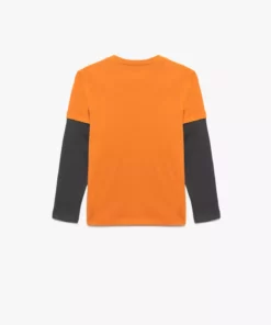 تی‌شرت نخی آستین بلند یقه گرد با طرح چاپی برند Koton - 988698169