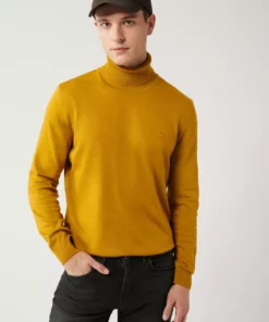 ژاکت پشمی با گردندار مردانه مدل هاردال بدون پرز E005002 برند Avva - 161568516