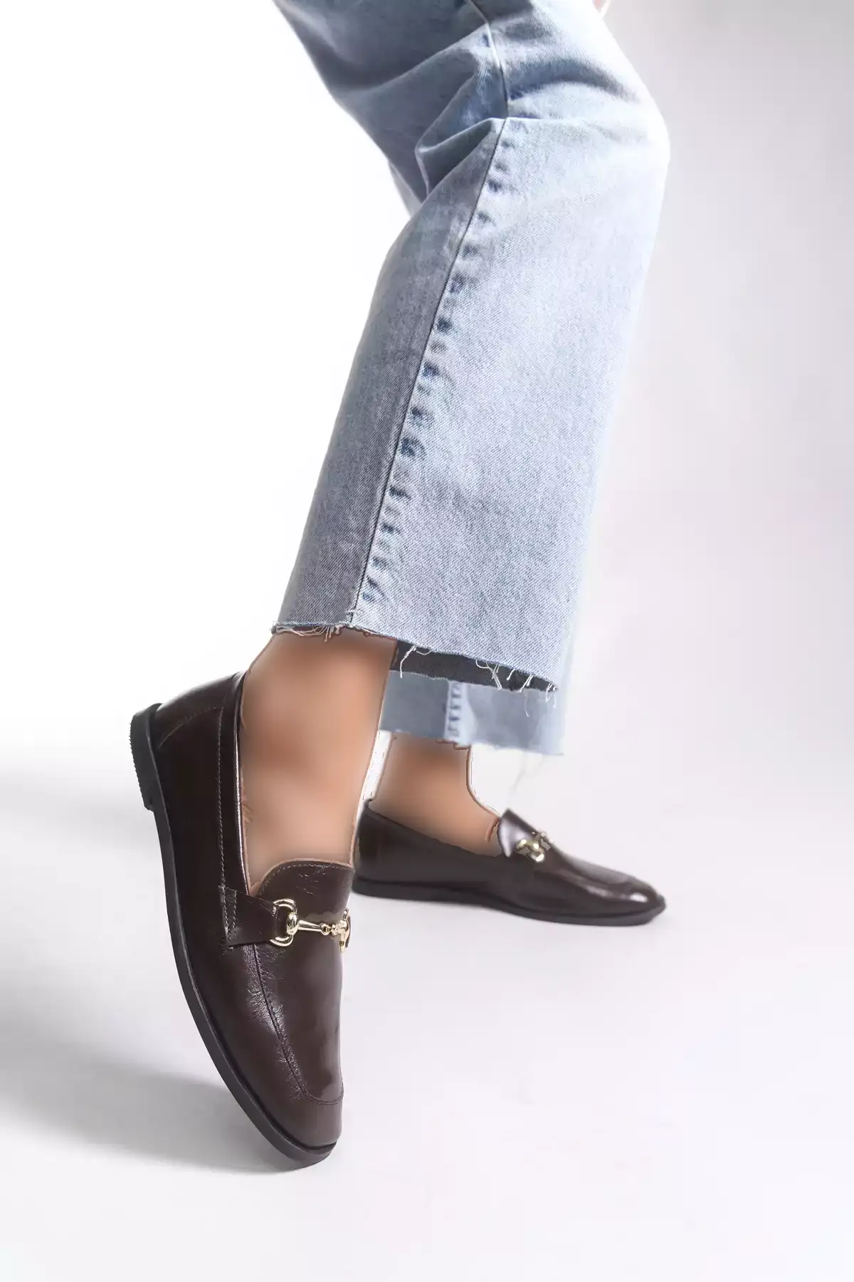 کفش بیزنسی زنانه وینلینا ۰۰۱۲۰۹۳ قهوهای چرم برند Riccon - 983030314