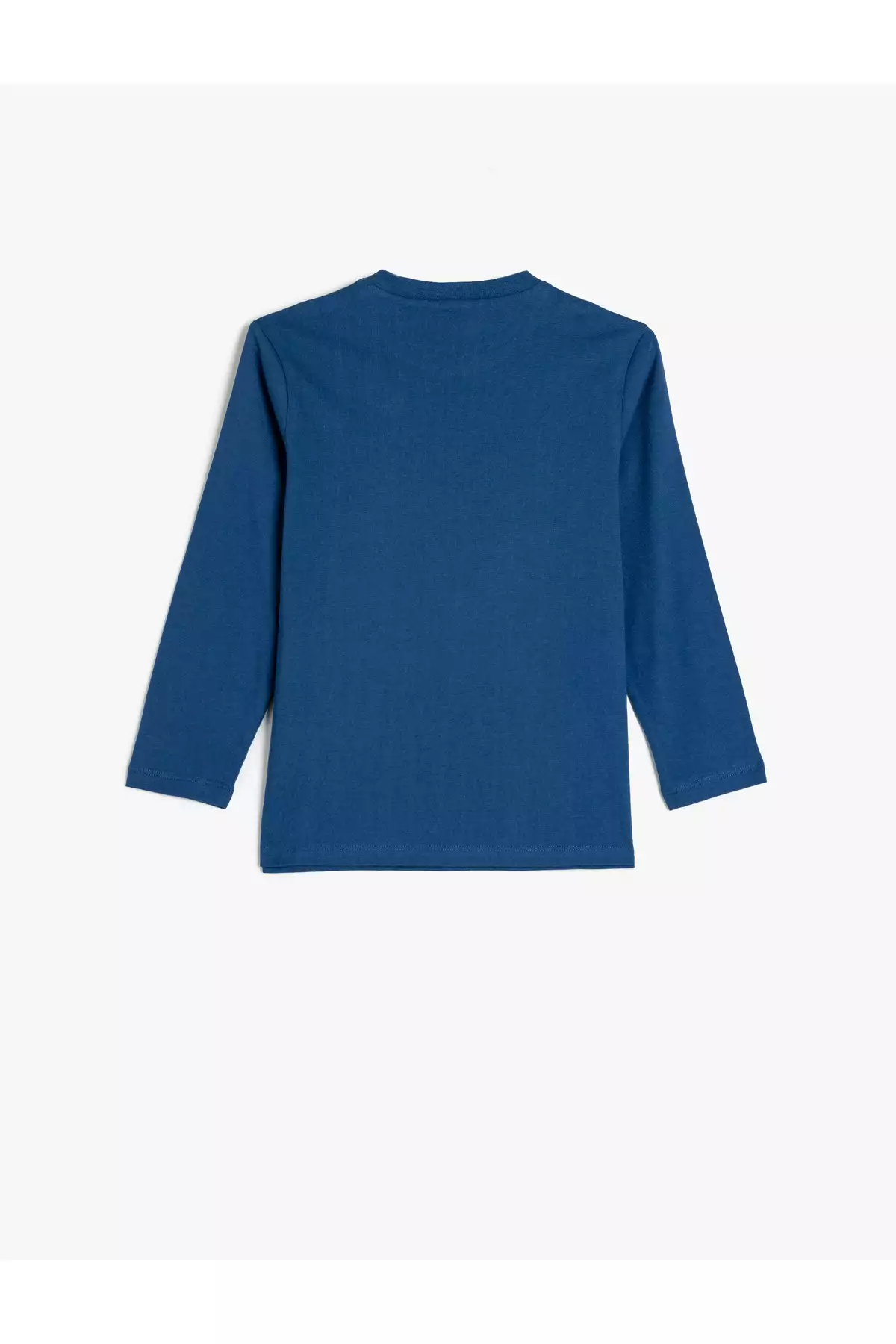 تیشرت نخی آستین بلند با طرح دایناسور و یقه گرد برند Koton - 870719592