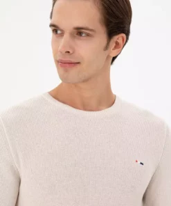 کشیده مردانه کرم ساده 50298282-VR071 برند U.S. Polo Assn. - 879873804