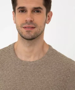 کاپشن مردانه ملانژ شتر G021SZ0TK.000.1292217 برند Pierre Cardin - 164097737