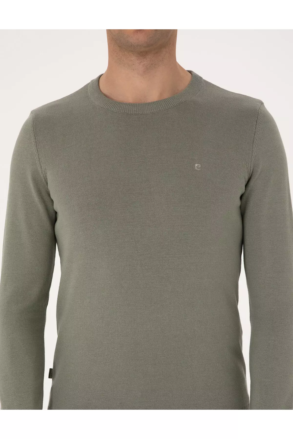 بلوز با یقه گرد اسلیم فیت بافتی آدا چای مدل 50315509-VR255 برند Pierre Cardin - 980923390