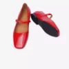 کفش زنانه راحتی قرمز لاک دار از چرم طبیعی 4Y2WA59104 برند Greyder - 838713082