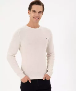 کشیده مردانه کرم ساده 50298282-VR071 برند U.S. Polo Assn. - 879873804