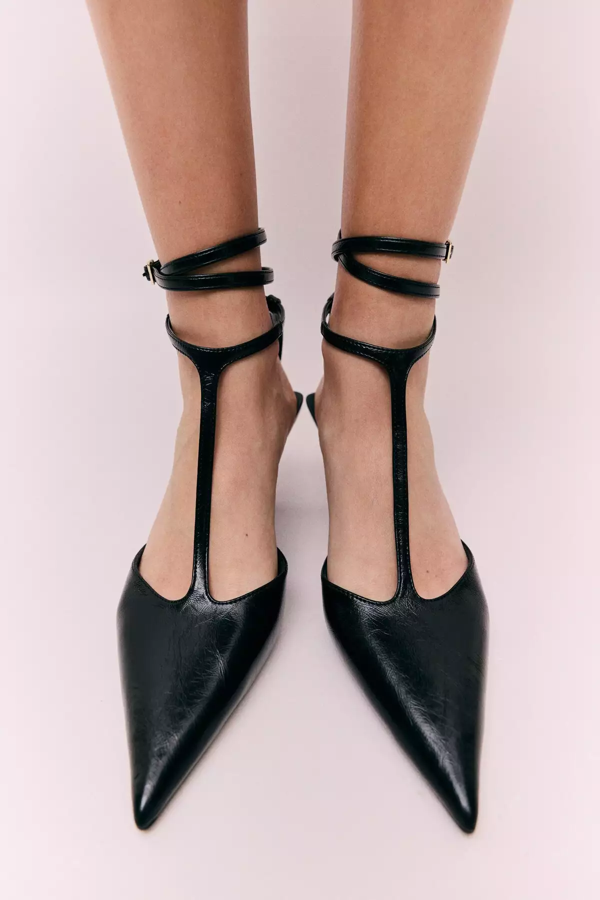 صندل پاشنهدار و نوار دار برند H&M - 947887595