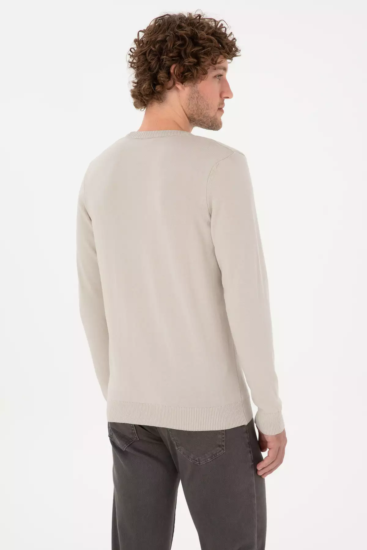 عطر مردانه با طراحی باریک گردندار، رنگ سنگی، مدل پایه کد 50313713-VR049 برند U.S. Polo Assn. - 959799861