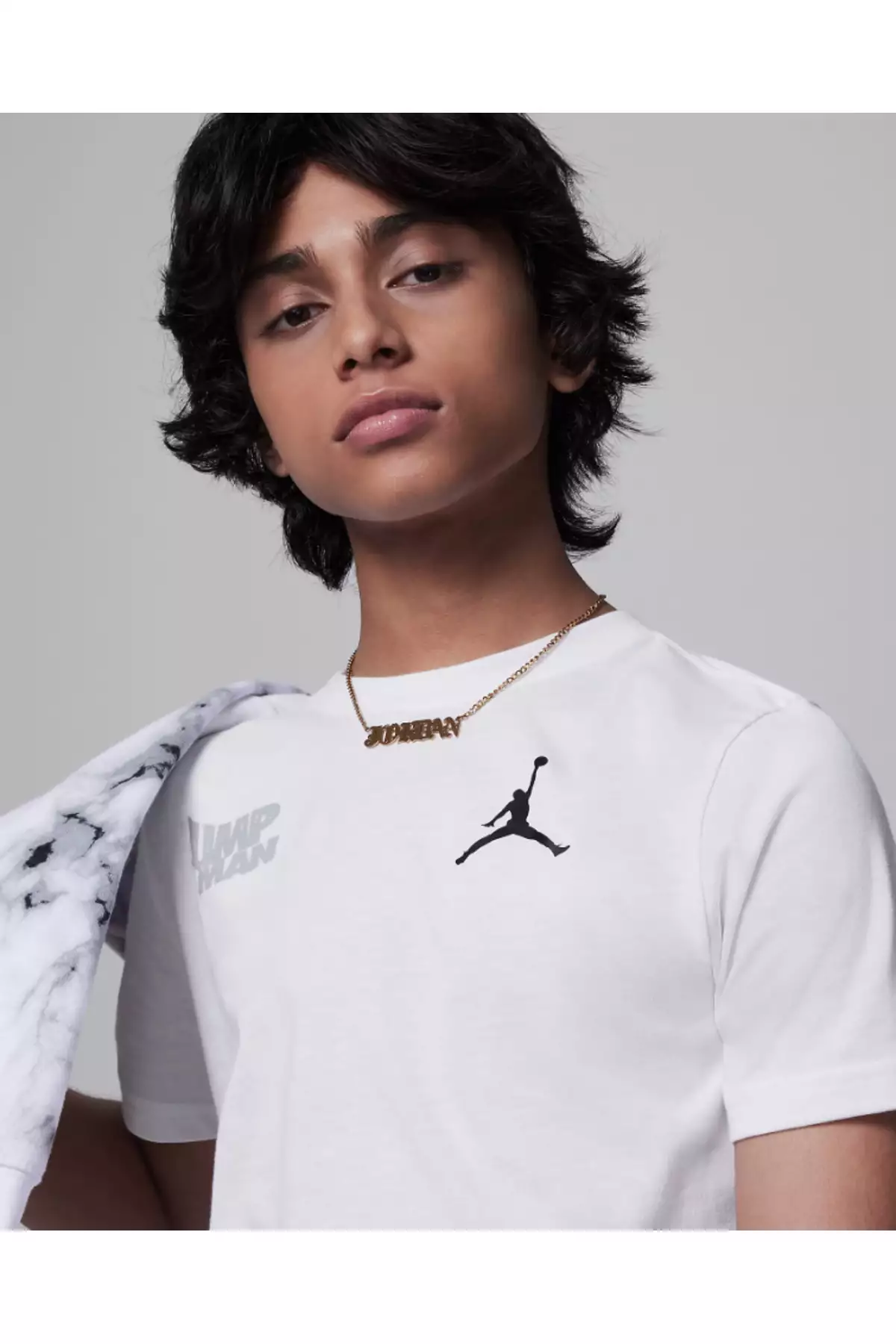 تیشرت مردانه کودک جردن با طرح موجی و شماره مدل 95D120-001 برند Nike - 826729629