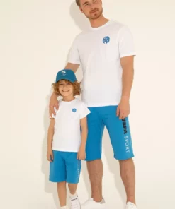 تیتیشرت یقه گرد سفید برای پسر بچهها 50288062-VR013 برند U.S. Polo Assn. - 832983640