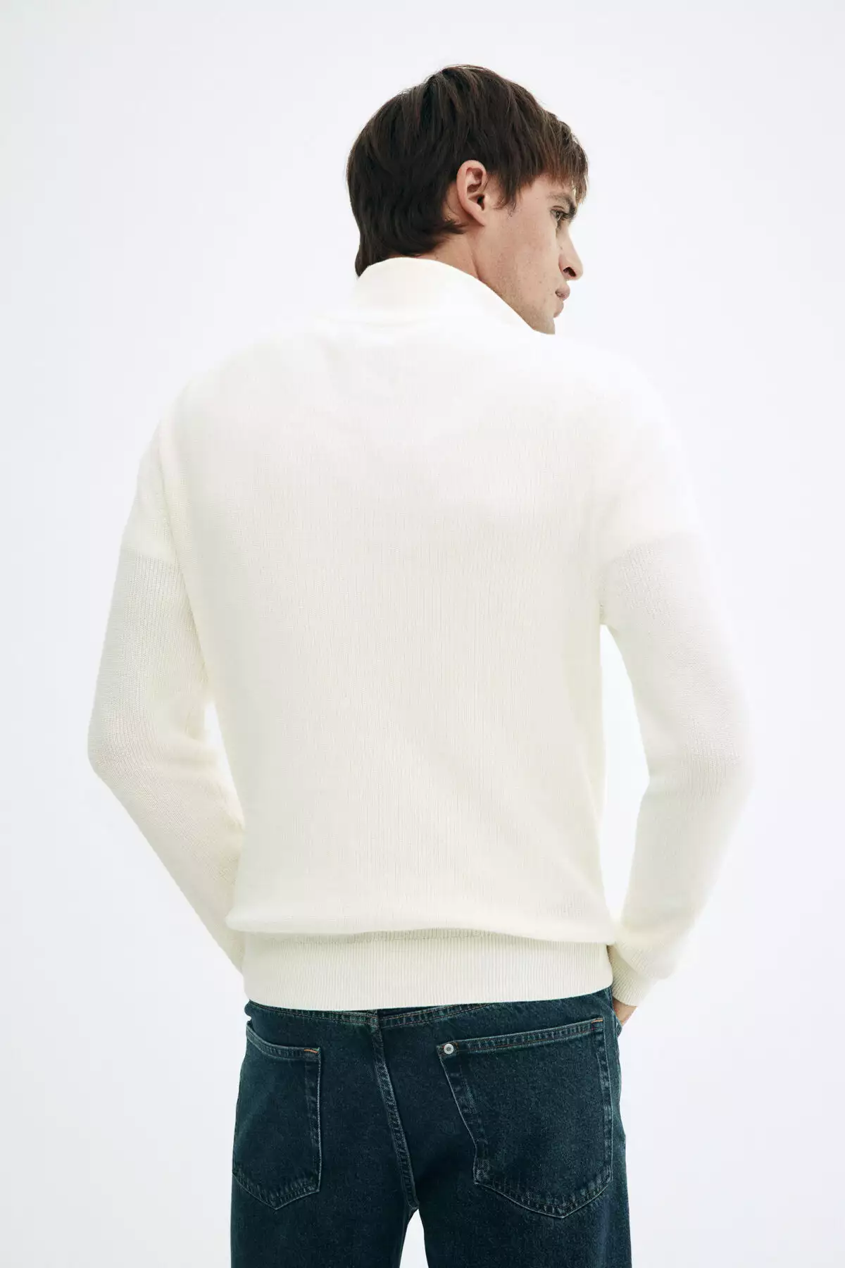 پلیور نیم زیپ با فیت معمولی برند H&M - 953652136