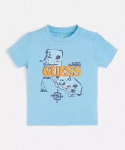 تیشرت معمولی فیت اس اس ببتک برند Guess - 948390121