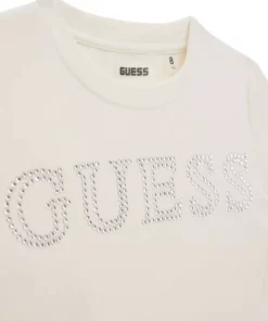 تیشرت کوتاه قد یقه گرد برند Guess - 854371041