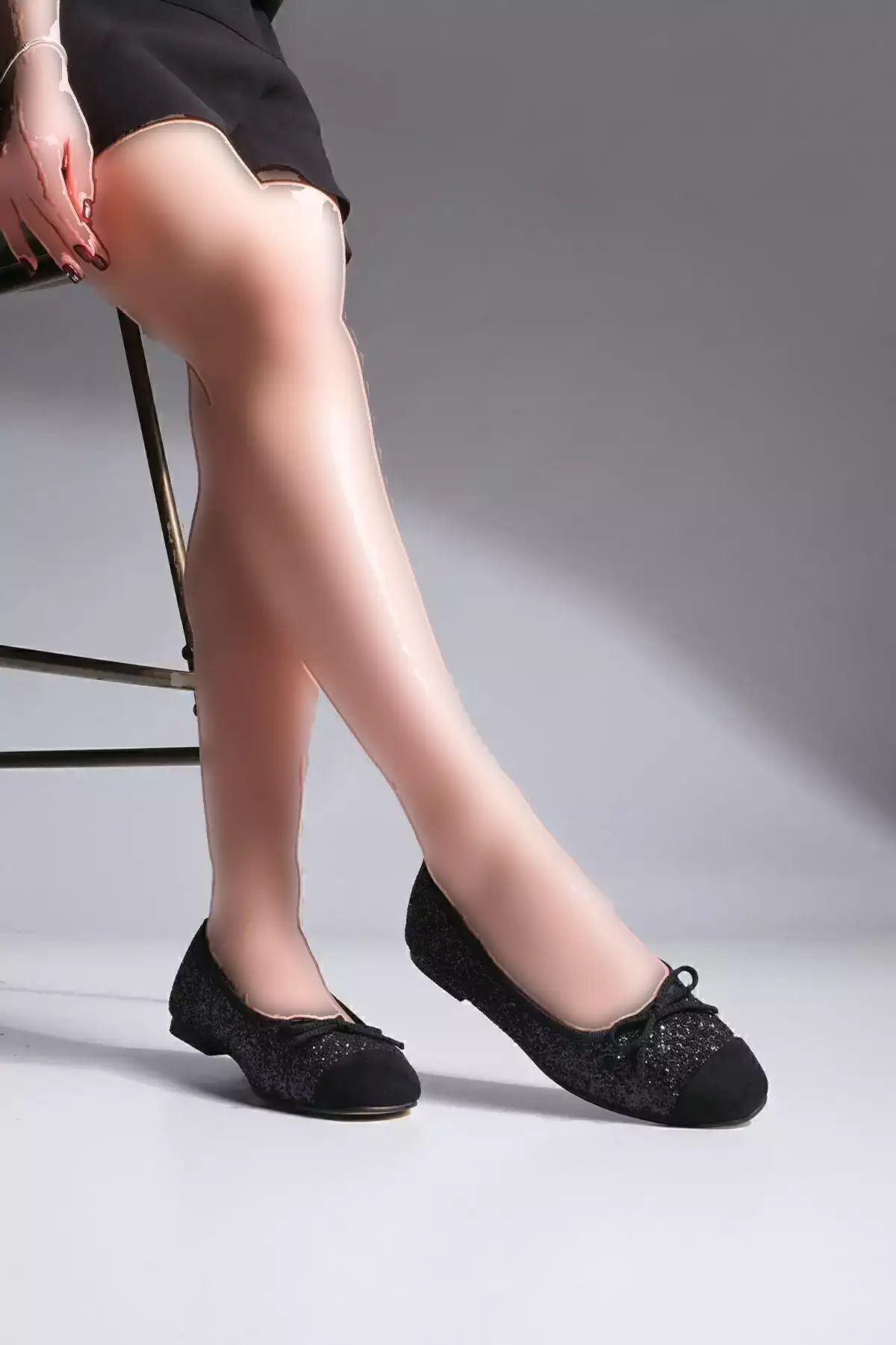 کفش بامزه زنانه با پاپیون رنگ مشکی برند Marjin - 811990843