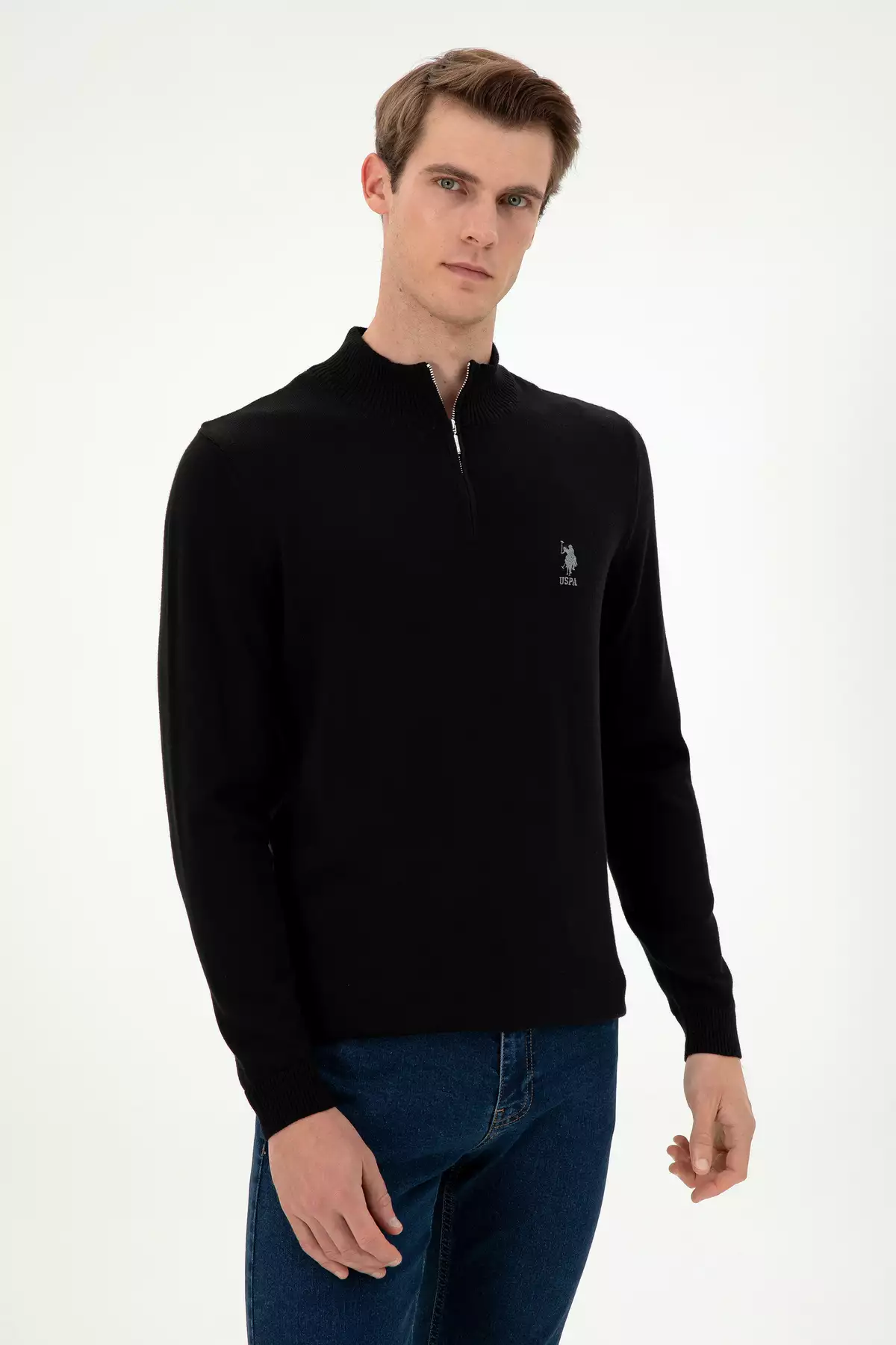 ژاکت مشکی مردانه 50293398-VR046 برند U.S. Polo Assn. - 865156090