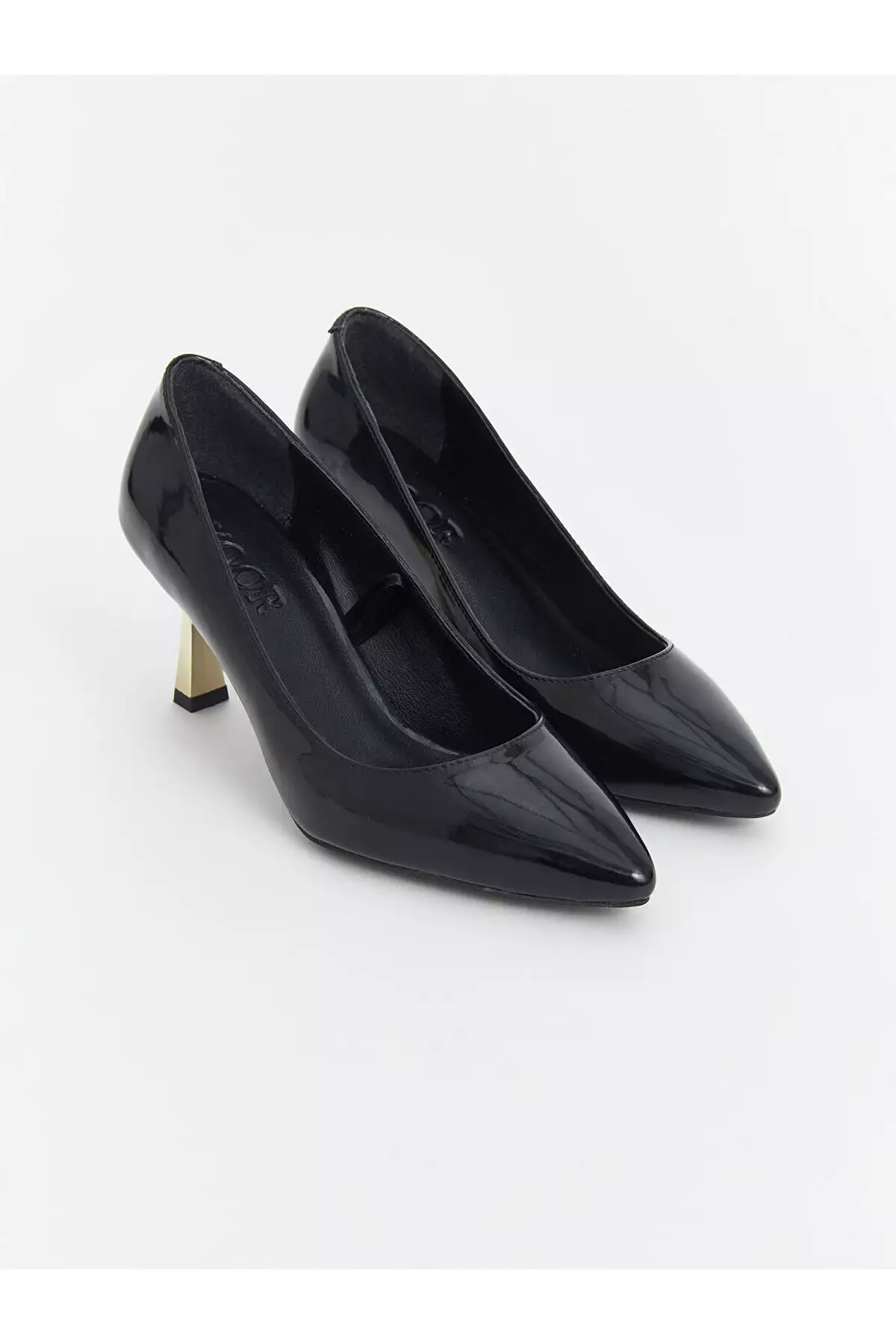 کفش پاشنهدار زنانه با ظاهر چرم جدید فصل پیک برند LC Waikiki - 996577196