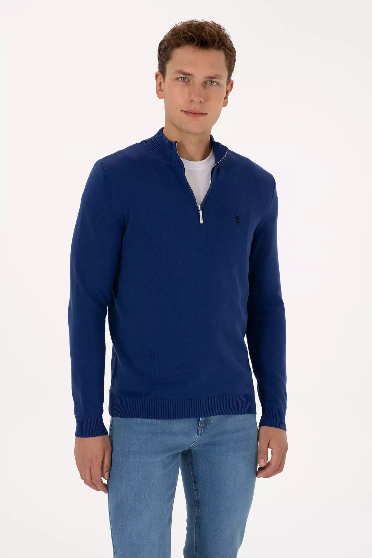 کش بافت مردانه ایندیگو 50313695-VR028 برند U.S. Polo Assn. - 1034257230