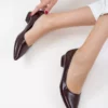 کفش پاشنه‌بلند زنانه مات بورگاندی 21023 برند SOHO - 996766639