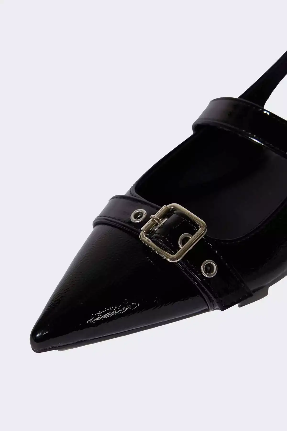 کفش بالرین زنانه با کفی صاف از چرم مصنوعی مدل D8965AX25SM برند Defacto - 917378100