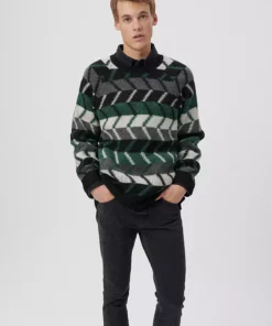 کلاه برایه آستین‌دار مشکی ژاکارد / دار کَسیم 0710122-70057 برند Mavi - 779233021