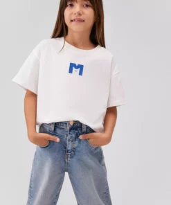 تی‌شرت سفید با طرح گربه M - دارای برش آزاد و راحت 7610168-70057 برند Mavi - 792173207