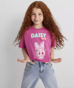 تیشرت صورتی با طرح دیزی داک - مدل فیت آزاد / برش راحت 7610331-71095 برند Mavi - 936169925