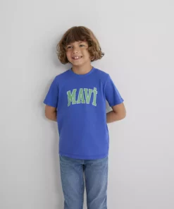 تیشرت با لوگو چاپی - فیت معمولی 6610030-70576 برند Mavi - 958017926