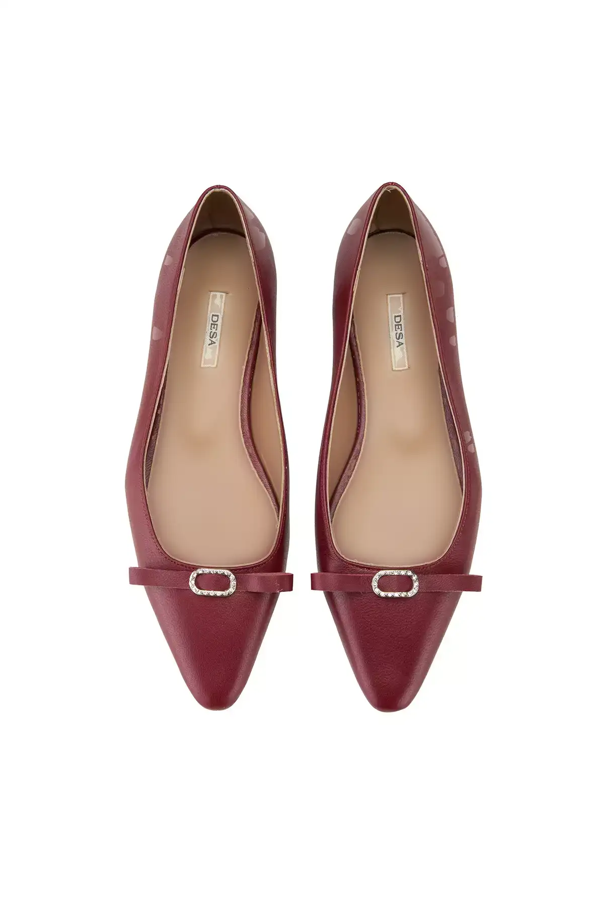 بافت زنانه چرم قرمز اشلایا برند Desa - 869603252