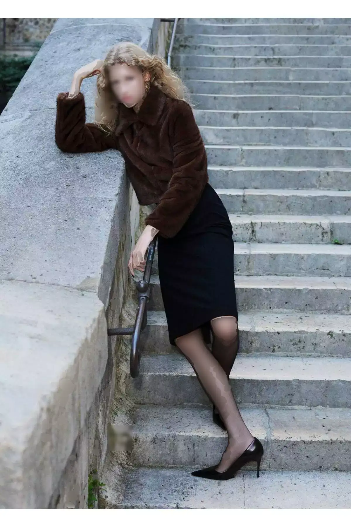 کفش چرم پاشنه بلند برند MANGO - 990882148