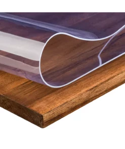 پوشش میز شفاف PVC، پوشش میز ضخیم شفاف 1.4 میلیمتری، محافظ میز در تمامی ابعاد برند Willuxe - 365997272