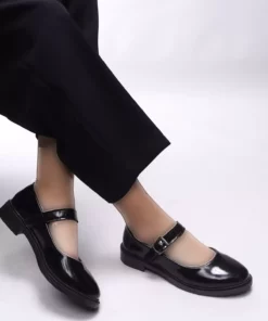 کفش زنانه ساالهرا مدل 0012250 مشکی براق برند Riccon - 905321292