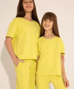 تیشرت یقه دوچرخهای دخترانه مدل فندق ۵۰۲۸۸۱۲۴-VR087 برند U.S. Polo Assn. - 832939303