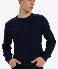 کاپشن بافتنی ساده با یقه گرد استاندارد Fit E0811AX25WN برند Defacto - 1014175920