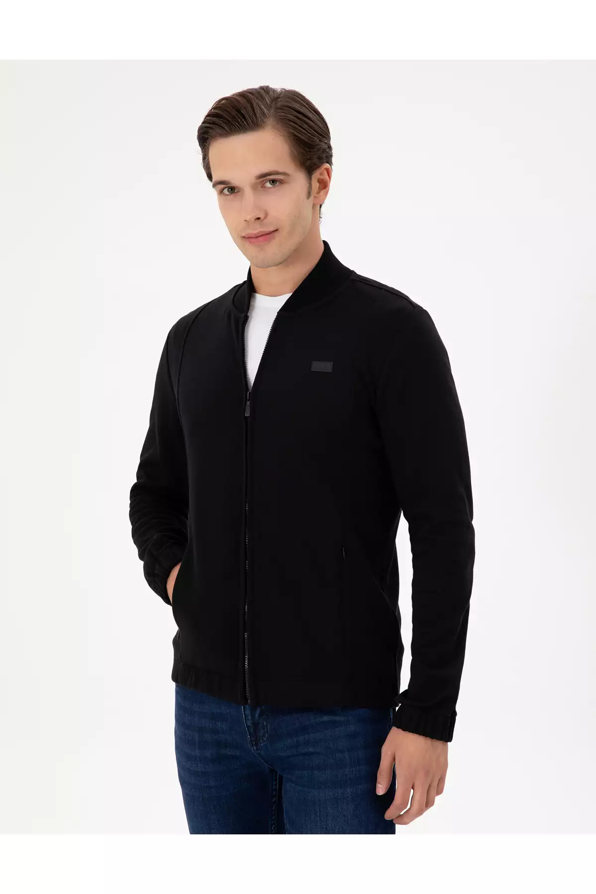 کاپشن بافتنی مشکی مردانه 50293386-VR046 برند U.S. Polo Assn. - 878231573