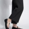 کفش راحتی زنانه ملادی با بند مشکی جیر برند Marjin - 981735281
