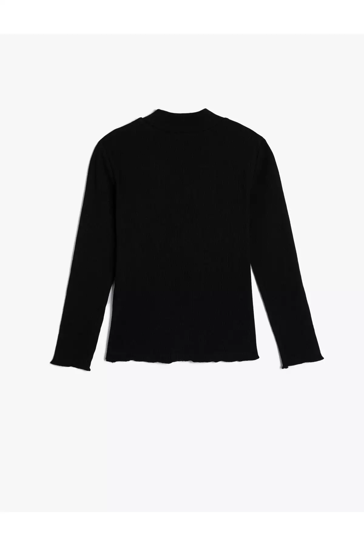 تیشرت یقه دار پایهای کشباف بلند آستین از جنس پنبه برند Koton - 744057444