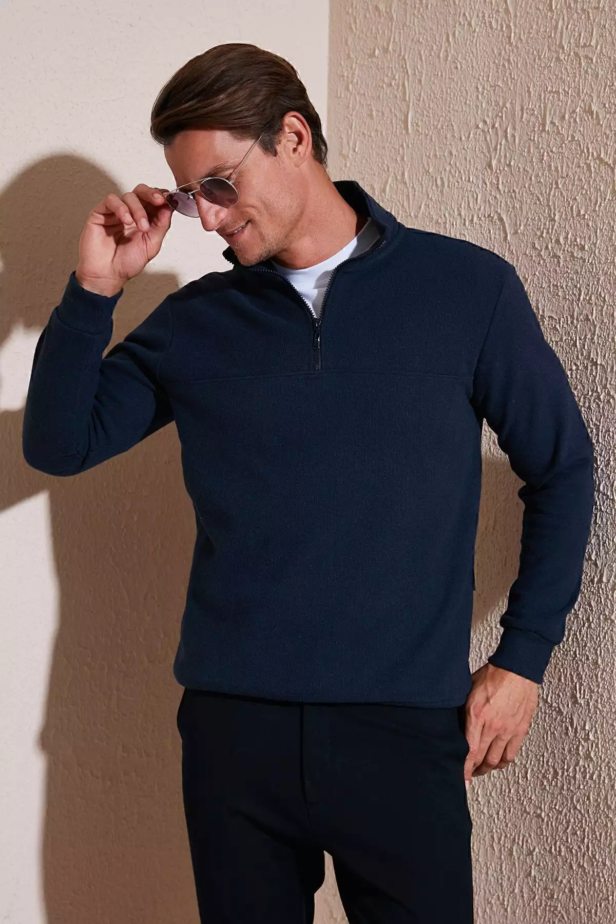 سوئیشرت نخی راحت پوش مردانه KAZAK 456112 BR برند Buratti - 847013599