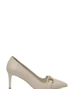 325032.Z 5FX کفش پاشنه‌بلند زنانه به رنگ کرم برند Polaris - 957739202