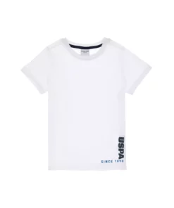 تیشرت یقه گرد سفید برای پسران شماره 50307140-VR013 برند U.S. Polo Assn. - 936456166