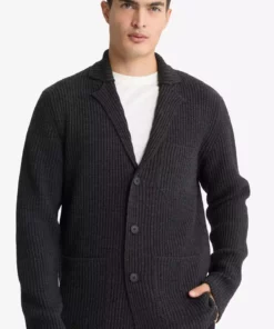 ژاکت کلاسیک با یقه کشباف F3679AX25WN برند Defacto - 989321342