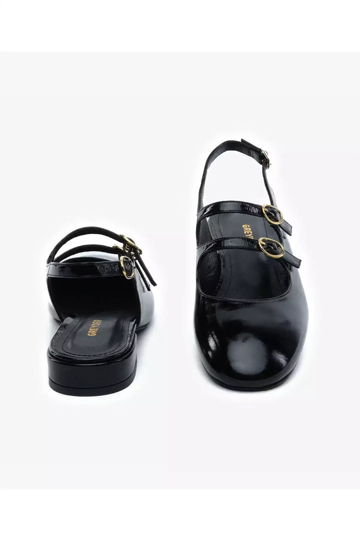 راحتی زنانه با رویه مشکی و چرم طبیعی 5Y2TA59267 برند Greyder - 924803123