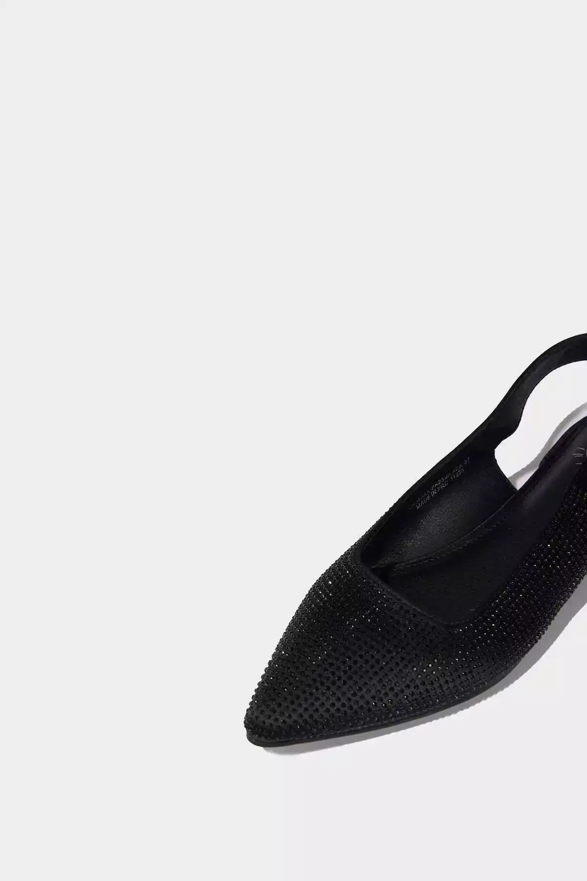 کفش باله زنانه با کفی صاف از چرم مصنوعیمدل D8963AX25SM برند Defacto - 917378082